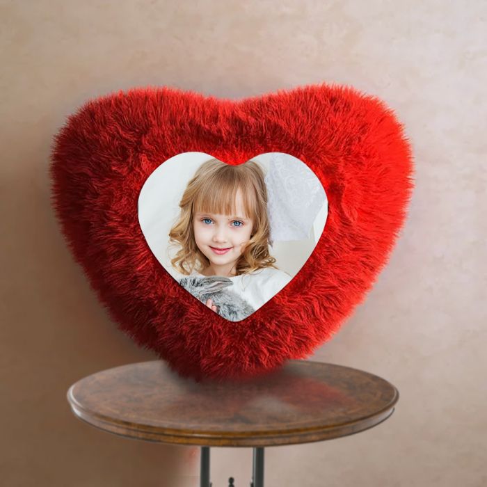 Custom Heart Pillow. Heart Pillow With Photo.