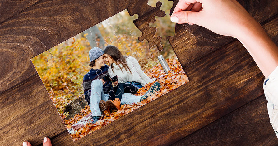 Personalized Photo Puzzles for Valentine Day Gift