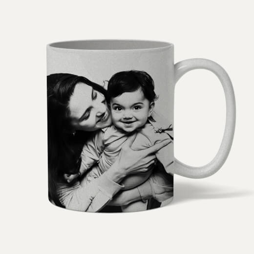 Custom Silver Coffee Mug