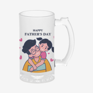 Personalised fathers day beer mugs india