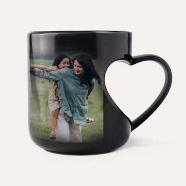 Cut Heart Handle Magic Mug