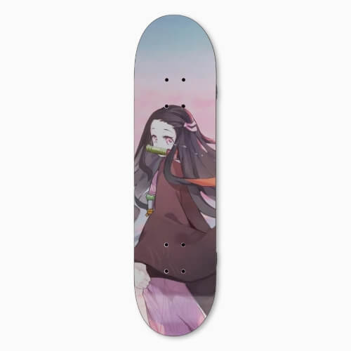 FEATURED DECK of the WEEK: ANIME GIRL with a GLIZZY by RICO CHILDS for  MIDNIGHT SNACK SKATEBOARDS - Boardpusher Blog